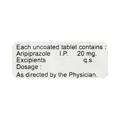 Arize 20mg Tablet 10'S - Schizophrenia-Aps