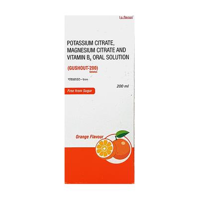 GUSHOUT 200 ORANGE FLAVOUR Oral Solution 200ml - Supplements-Vam