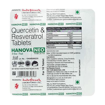 HANOVA NEO Tablet 10's - Supplements-Sup