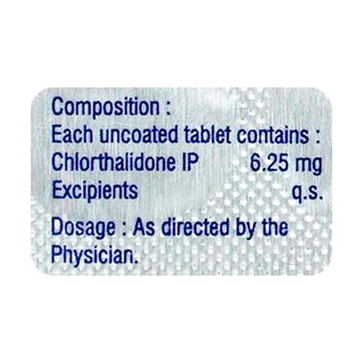 Thaloric 6.25mg Tablet 10'S - Hypertension-Oah