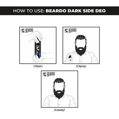 Beardo Dark Side Long Lasting Perfume Deo Spray 150 ml - Men Deodorants/Roll-Ons