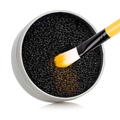 Bronson Professional Makeup Brush Cleaner Sponge Tin Quick cleaning with Powder Colour Removal 1's - Face Brush