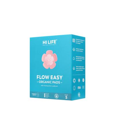 Hi Life Flow Easy Organic Pads 5's - Sanitary Napkins