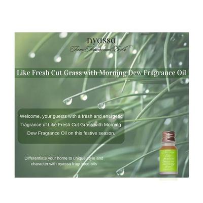 Nyassa Like Fresh Cut Grass with Morning Dew Fragrance Oil 10 ml - Carrier Oils