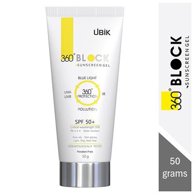 360 BLOCK SPF 50+ Sunscreen Gel 50gm - Sunscreen Preparations-Oth