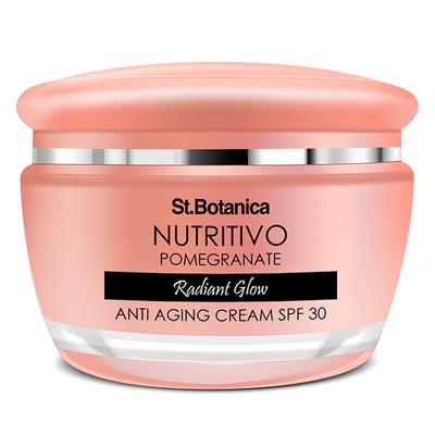 Stbotanica Nutritivo Pomegranate Radiant Glow Anti Aging Cream Spf 30-24Hrs Hydration 50 gm - Face Creams