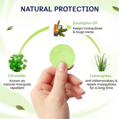 Chicco Baby Anti Mosquito Natural Protection Patches 24's - Mosquito Repellent