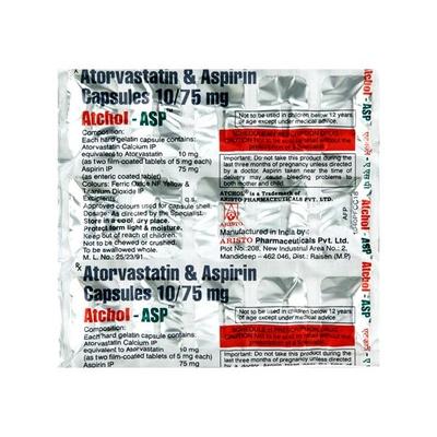 Atchol Asp Capsule 15'S - High Cholesterol-Dys