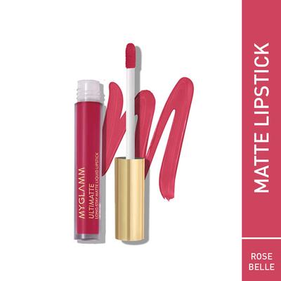 MyGlamm Ultimatte Long Stay Matte Liquid Lipstick-Rose Belle 2.5 ml - Lipsticks