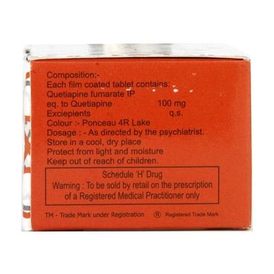 Quetigress 100mg Tablet 10'S - Schizophrenia-Aps