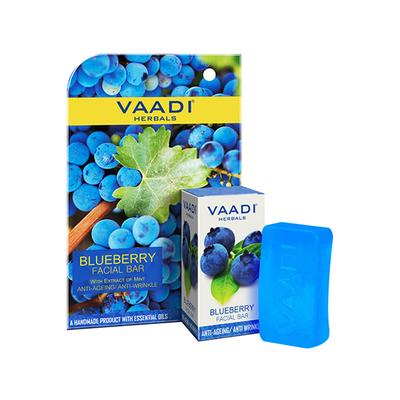 Vaadi Herbals Facial Bar Soap - Blueberry 25 gm - Soaps