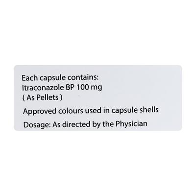ICA 100mg Capsule 7's - Fungal Infections-Anf