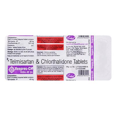 VENPRES 40 CH Tablet 10's - Hypertension-Ang