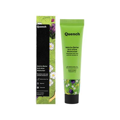 Quench Botanics Matcha Green Tea Moisturizer Controls Acne & Boosts Collagen 15 ml - Day Cream