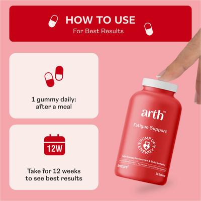 Arth Fatigue Support Gummies 30's - Nutritional Supplements