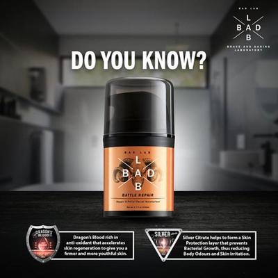 Bad Lab Battle Repair and Soothe Facial Moisturiser 50 ml - Face Wash & Cleansers