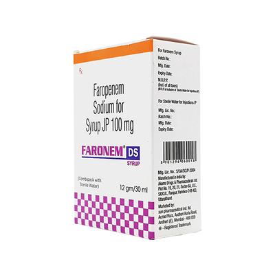 FARONEM DS Syrup 30ml - Bacterial Infections-OBL