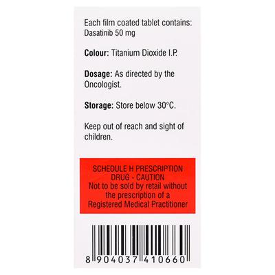 Dasanat 50mg Tablet 60'S - Cancer Oncology-Tar