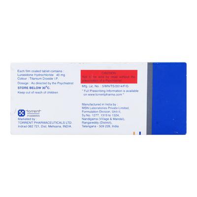 Atlura 40mg Tablet 10'S - Schizophrenia-Aps