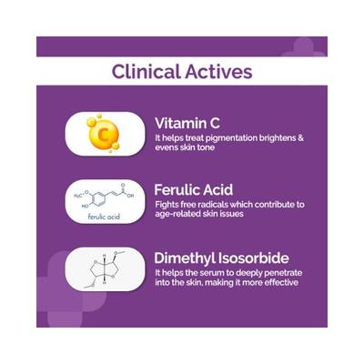 The Derma Co. 5 Percent Vitamin C Daily Face Serum 30 ml - Face Serum