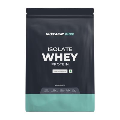Nutrabay Pure Isolate Pea Protein Powder - Unflavoured 2 kg - Workout Essentials