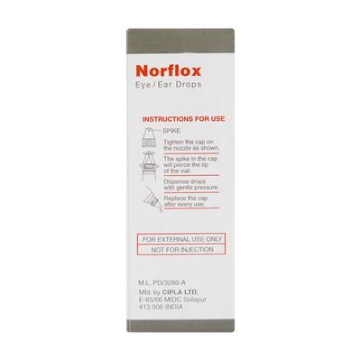 Norflox Eye/Ear Drops 10ml - Eye Infections-Eaa