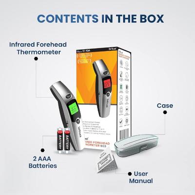 Dr Trust USA Non Contact Infrared Forehead Thermometer IR Gun (603) - Health Monitors And Equipment