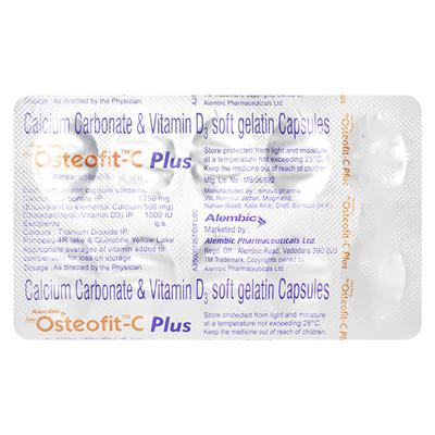 Osteofit C Plus New Capsule 10'S - Supplements-Vam