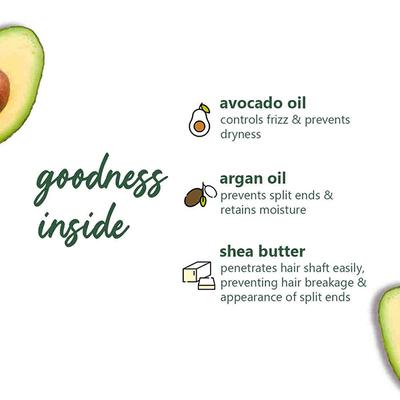 Plum Avocado Nourish-Up Hair Mask 250 gm - Hair Masks & Packs