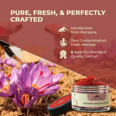 Rasayanam Kashmiri Mongra Saffron 1 g - Vital Health