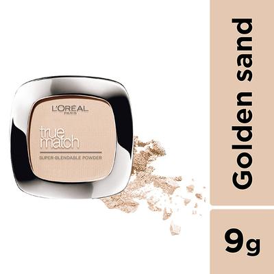 L'Oreal Paris True Match Super Blendable Powder, Golden Sand W5 9 Gm - Compact Powder