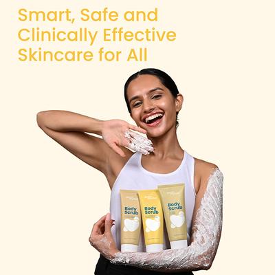 Earth Rhythm Almond Milk and Crushed Almonds Body Scrub 200 gm - Scrubs & Exfoliants