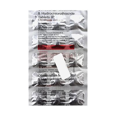 OLMIN 40 H Tablet 15's - Hypertension-Ang