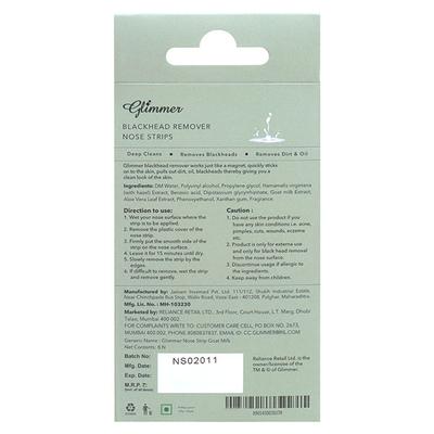 Glimmer Blackhead Remover Nosestrip Goat 1's - Hair Removal Accessories