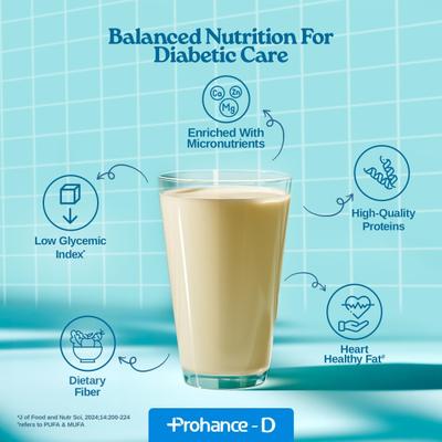 PROHANCE D DIABETES CARE SUCROSE FREE CHOCOLATE FLAVOUR Powder 400gm - Supplements-Vam
