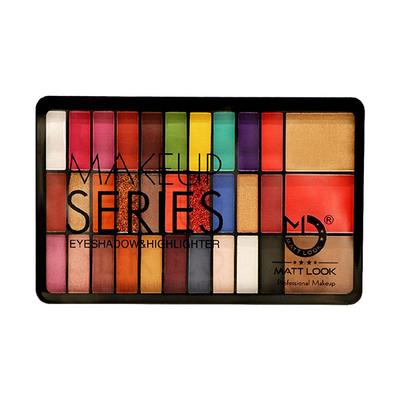 Matt Look Makeup Series Eyeshadow & Highlighter, Multicolor - 3 49 gm - Face Palettes