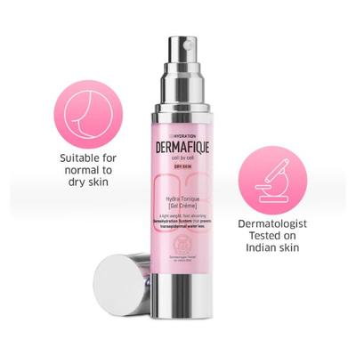Dermafique Hydratoniquegel Creme Face Serum for Dry Skin Dermatologist Tested 50 gm - Night Cream