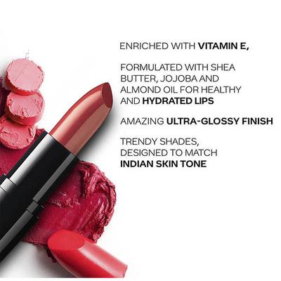 Faces Canada Weightless Creme Finish Lipstick Plum Peach 06 4 Gm - Lipsticks