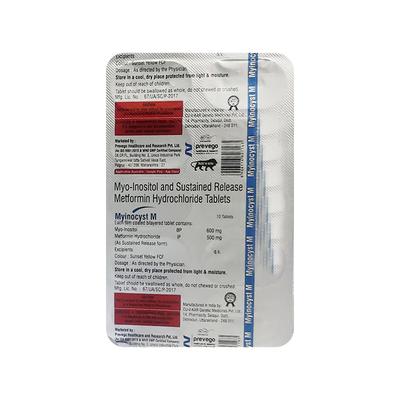 MYINOCYST M Tablet 10's - Diabetes-Ant