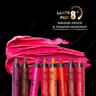 Faces Canada Ultime Pro Matte Lip Crayon Pink Pout 15 2.8 Gm - Lip Crayons