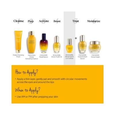 L'Occitane Immortelle Divine Eye And Lip Contour 15 ml - Lipstick Primers & Plumpers