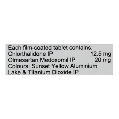 CTD O 12.5/20mg Tablet 10'S - Hypertension-Ang