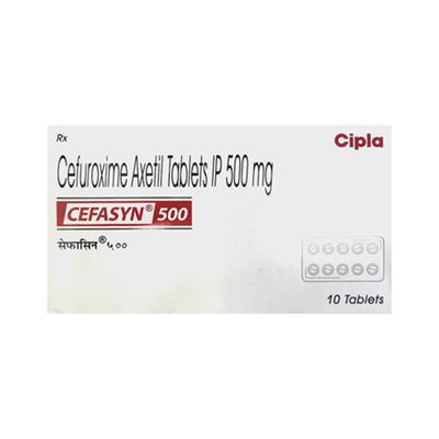 CEFASYN 500 Tablet 10's - Bacterial Infections-Cep