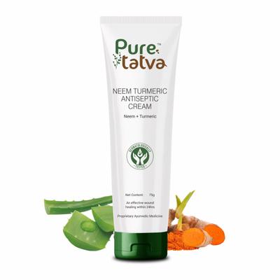 Pure Tatva Neem Turmeric Antiseptic Cream 75 g - Antiseptic Cream