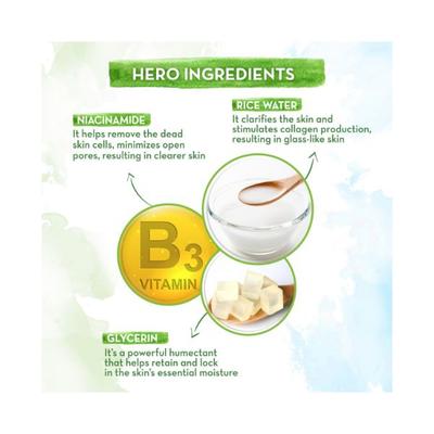 Mamaearth Rice Face Scrub with Rice Water & Niacinamide for Glass Skin B3+ 100gm - Scrubs & Exfoliants