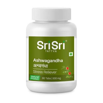 Sri Sri Tattva Ashwagandha 500 mg Tablet 60's - Speciality Medicines
