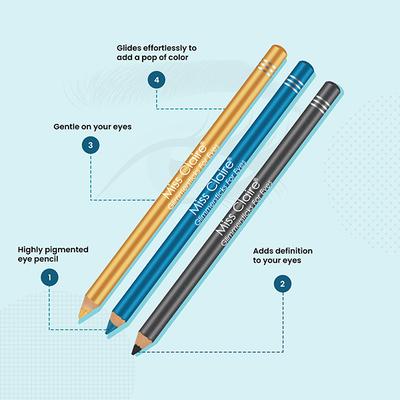 Miss Claire Glimmersticks For Eyes - Bronze E-11 1.8 Gm - Eyeshadow, Bases & Primers
