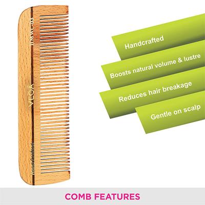 Vega Wooden Comb (HMWC - 03) 1's - Hair Combs