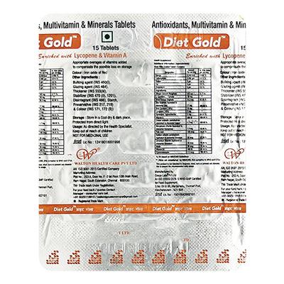 DIET GOLD Tablet 15's - Supplements-Vam