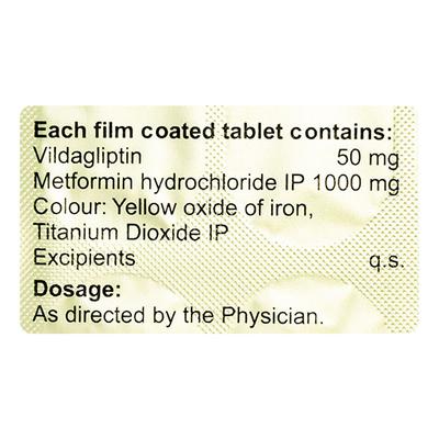 VILDAMBIC M 1000 Tablet 15's - Diabetes-Ant